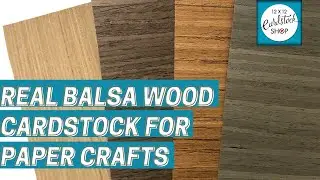 Real Balsa Wood Grain Cardstock For Paper Crafts