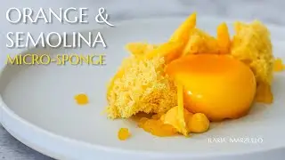 Orange and Semolina Microwave Sponge
