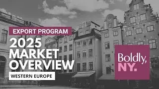 2025 New York Wines Export Program Market Overview: Western Europe