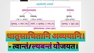 Std 9/10त्वान्त/ल्यबन्त योजयत। संस्कृत व्याकरण।