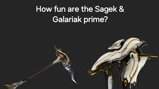 Warframe: Sagek and Galariak Prime showcase! #gaming #tennocreate #warframe 