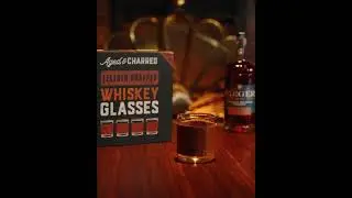 Leather Wrapped Whiskey Glasses 4x5