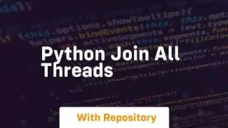python join all threads
