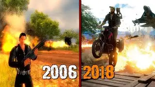 Evolution of ACTION in Just Cause Games (2006-2018) | Эволюция боев Just Cause (2006-2018)
