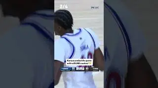 Kansas finished the game with style 🔥