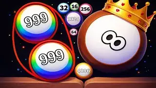 🕹️ Surround & Merge Jelly 2048 🔥🆚 Imposter Choice Puzzle 🧩 | Satisfying 2048 Balls Gameplay Ep-83
