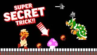 BEAT BOWSER EASILY in Super Mario Bros. (NES)!!