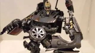 Custom Transformers Movie Barricade & Custom Insecticon