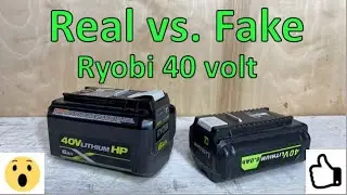 Ryobi 40v Battery Real vs Fake