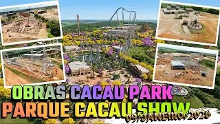 O SEGREDO DE 2 BILHÕES: Fomos ver como estão as obras do CACAU PARK!