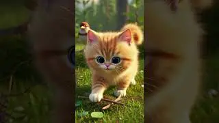Kitten helps rebuilt nest||| #shorts #animals #trendingshort #ytshort #viral #ai #animation