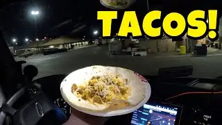 Cooking Tacos On A Semi Truck!