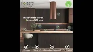Add a unique glam to your interior with 0 Emission WPC board by Floresta