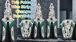 This Foldable Wire Stripper Changes Everything! ⚡ Multi-Function Electrician Tool Review 2025&rdquo;