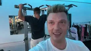 Nick Carter - Gym time - Live on Twitch