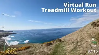 Virtual Run | Virtual Running Videos Treadmill Workout Scenery | Highcliff Track GoPro Hero 10