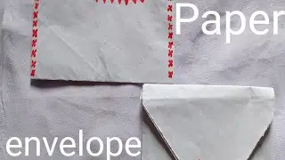 Simple and easy handmade envelope at home