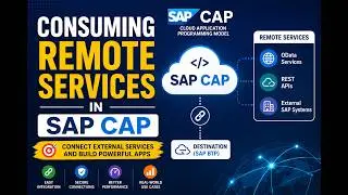 Consuming Remote Services in SAP CAP | Connect External APIs & OData Services | SAP CAP Tutorial