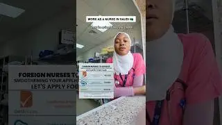 Work as a Nurse in SAUDI here is how 🤔 #middleeast #shortsvideo #youtube #saudijobs #shortvideo