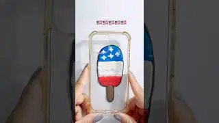 Coloring Phone Case with Paint Colors 🤩🎨 #myshinyart #acrylicpainting #viral #artist #shorts