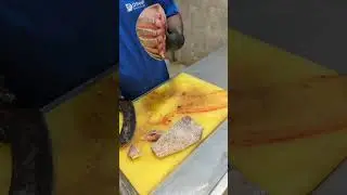 Fresh Black Pomfret Cutting | Butcher Fillet & Slice | DFresh Seafood Pakistan