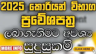 TOPIK 2025 Eligibility: How to Qualify for the Korean Language Exam | 2025 කොරියන් විභාග සුදුසුකම්
