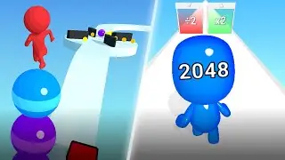 Stack Rider | Man Run 2048 | All Levels Gameplay | Satisfying Mobile Games | Android, iOS