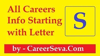 ABC of Careers with CareerSeva.Com - S - #careerguidance #careerpath #careereducation