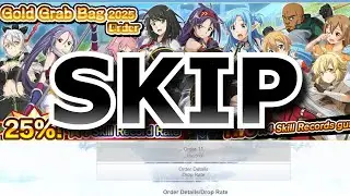 [SAOIF] NICE TRY BANDAI! JUST SKIP! | Gold Grab Bag 2025 Order | Banner Review