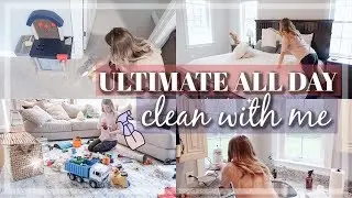 ULTIMATE ALL DAY CLEAN WITH ME 2019 / EXTREME CLEANING MOTIVATION / WHOLE HOUSE CLEAN WITH ME 2019