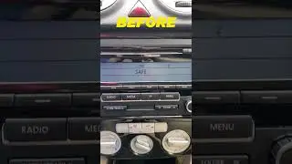 Before vs After: VW Golf Mk6 Gets Wireless CarPlay with RCD360 Pro3S Upgrade!