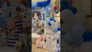 Boss Baby #Islamabad #Rawalpindi #EventPLanner #decoration #bossbaby #Baby #boy #blue #Birthday