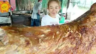 Cow meat in the local village | super delicious