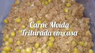 Carne Mo&iacute;da (Triturando carne em casa)