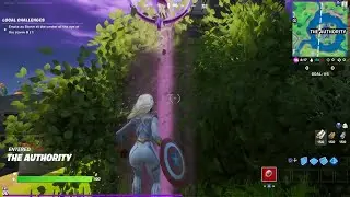 Fortnite:  Emote as Storm at the center of the eye of the storm
