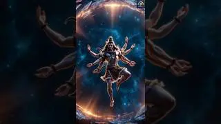 Mahadev in Natraj Form | Cosmic Fire Visuals ✨ #mahadev