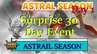 Hero Wars: Astral Season Event - Day 1