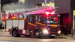 Scania P320 Fire Truck in Hong Kong (FSD) @Sheung Wan  (Sep 2024)