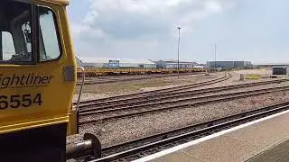 66554 Gets Ready to Depart at Eastleigh June 25th 2024