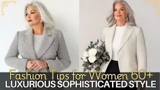 Sophisticated Style: Fashion Tips for Women 60+ to Always Look Luxurious
