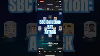 Cheap & Easy Bat Attack SBC Solution #fc26