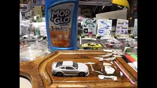 Does Mop & Glo 3 in 1 Floor Cleaner Work with NASCAR 1/64 Custom Diecasts?