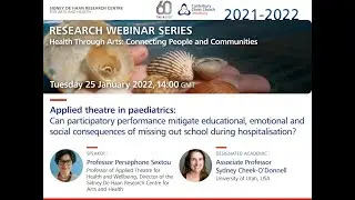 Webinar 25.01.2022: Applied Theatre in Paediatrics