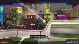 rocket league nice up the wall shot
