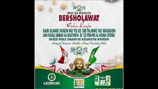 MWC NU WANGON BERSHOLAWAT (Bersama Tarmin Ngaklak)