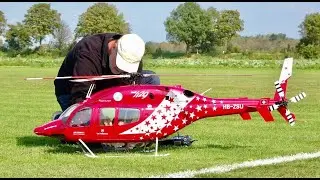 ROBAN SUPERSCALE 800 BELL 429  MODEL HELICOPTER FLIGHT DEMONSTRATION