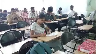 OBS/GYNAE TEST STARTED AT 2.30 P.M. IN OUR LIME AFMG INSTITUTE MYLAPORE CHENNAI.