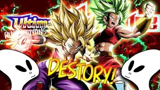 TASTE OF THEIR OWN MEDICINE!! Redzone Pure Saiyan Edition Caulifla & Kale | DBZ Dokkan Battle