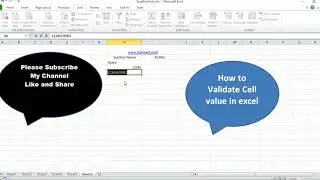 Restrict values in a cell Excel