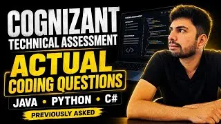 Cognizant Technical Assessment Coding Questions Discussed 2027 | Cognizant Coding Questions 